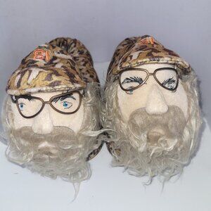 Duck Dynasty Uncle Si Slippers * Plush Slippers * Novelty Slippers * Camo